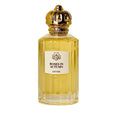 Perfume bottle labeled 'Roses in Autumn' by Devine on a beige background